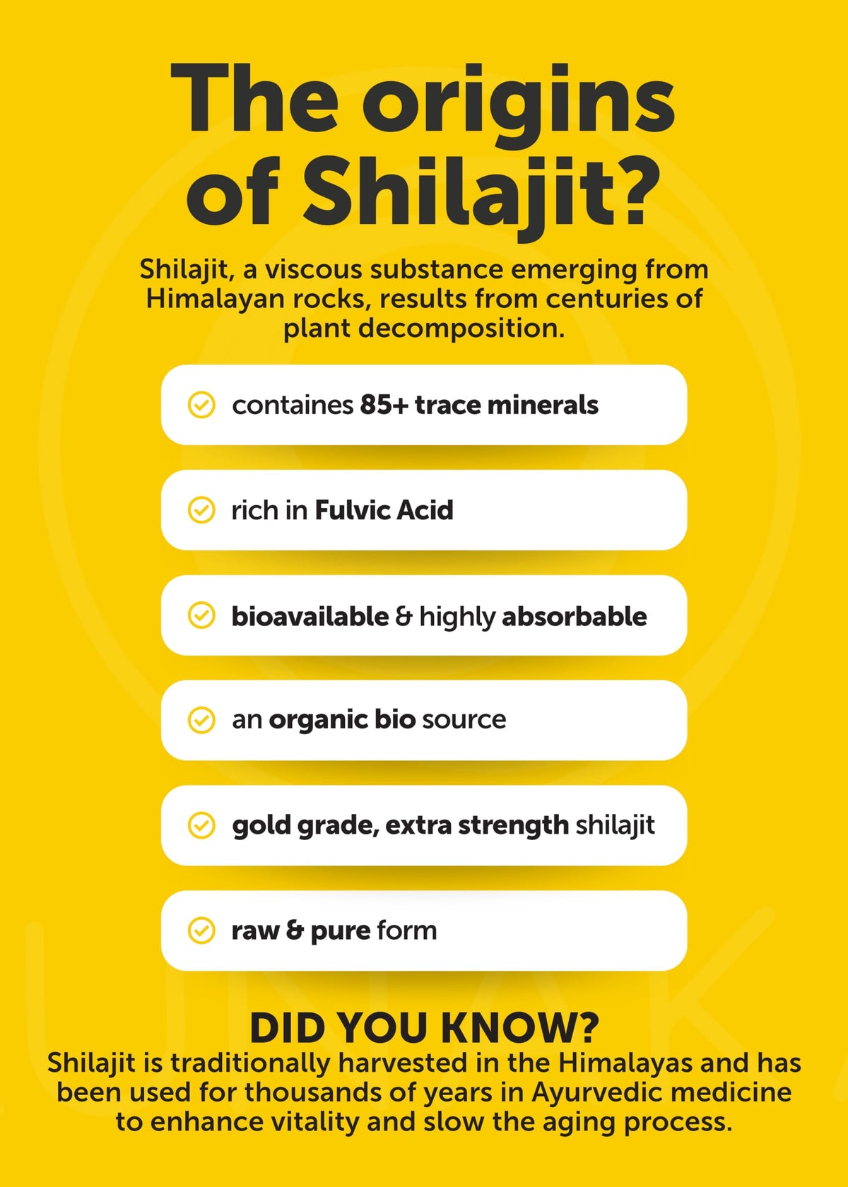 Lunakai USA Made Shilajit Capsules with Ashwagandha & Cordyceps – Extra Strength 60ct