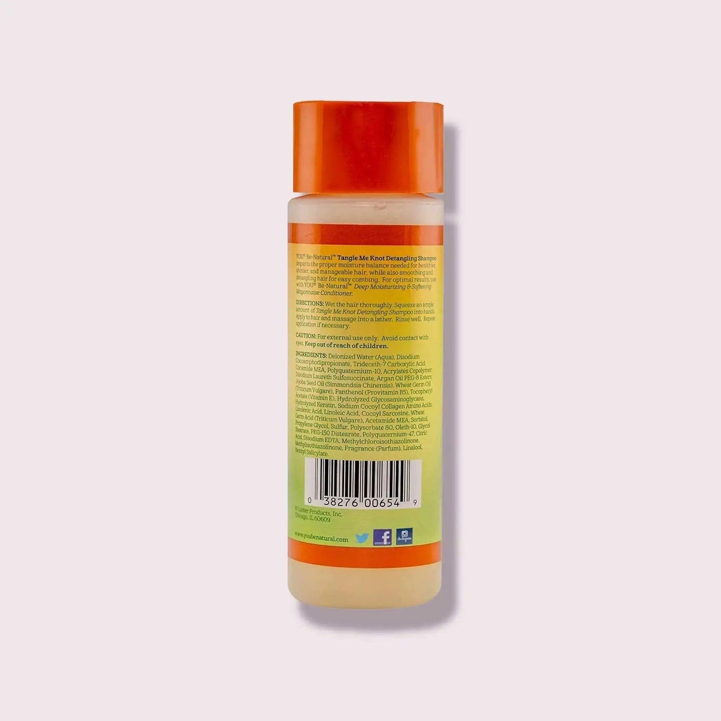 Luster's You Be-Natural Botanical Tangle Me Knot Detangling Shampoo 8 fl. oz