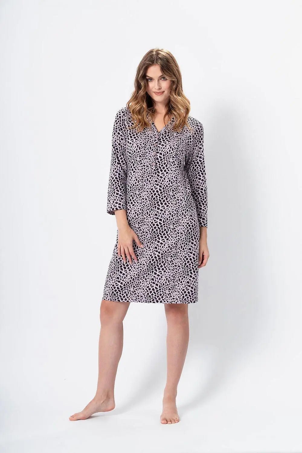 M-Max leopard pattern womens shirt