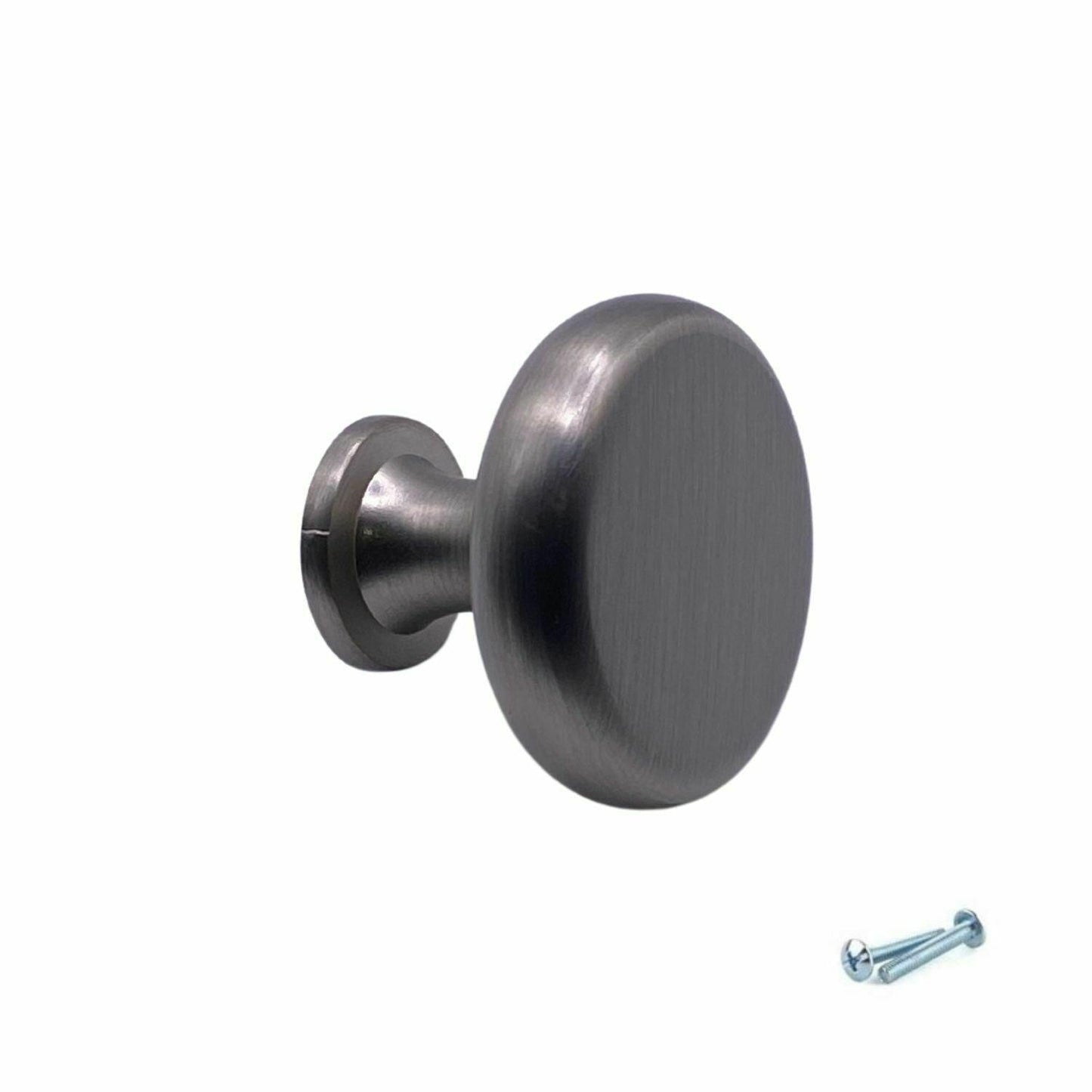 M4TEC Furniture Pull Knob – Brushed Brass, Chrome, Stainless Steel & Black Cabinet & Drawer Handle