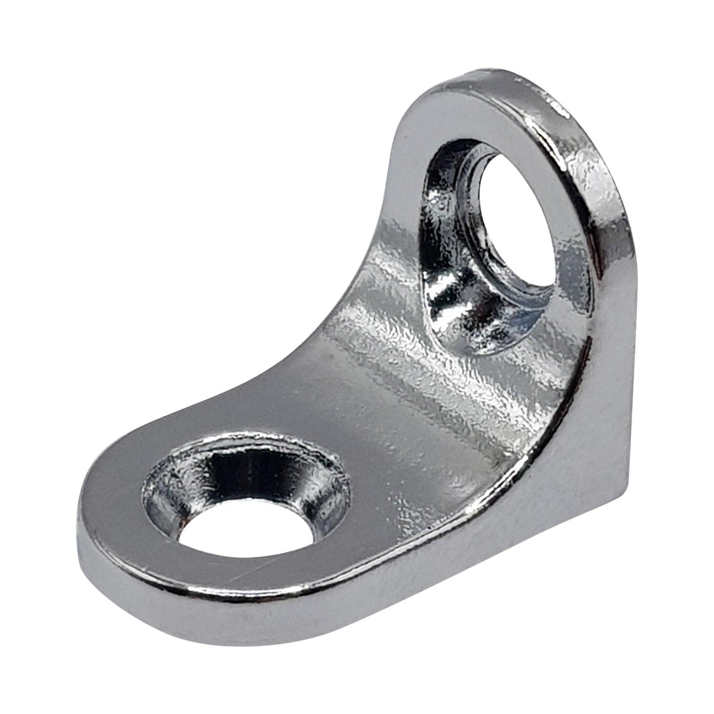 M4TEC Chrome & Brass Heavy Duty Steel Shelf Brackets