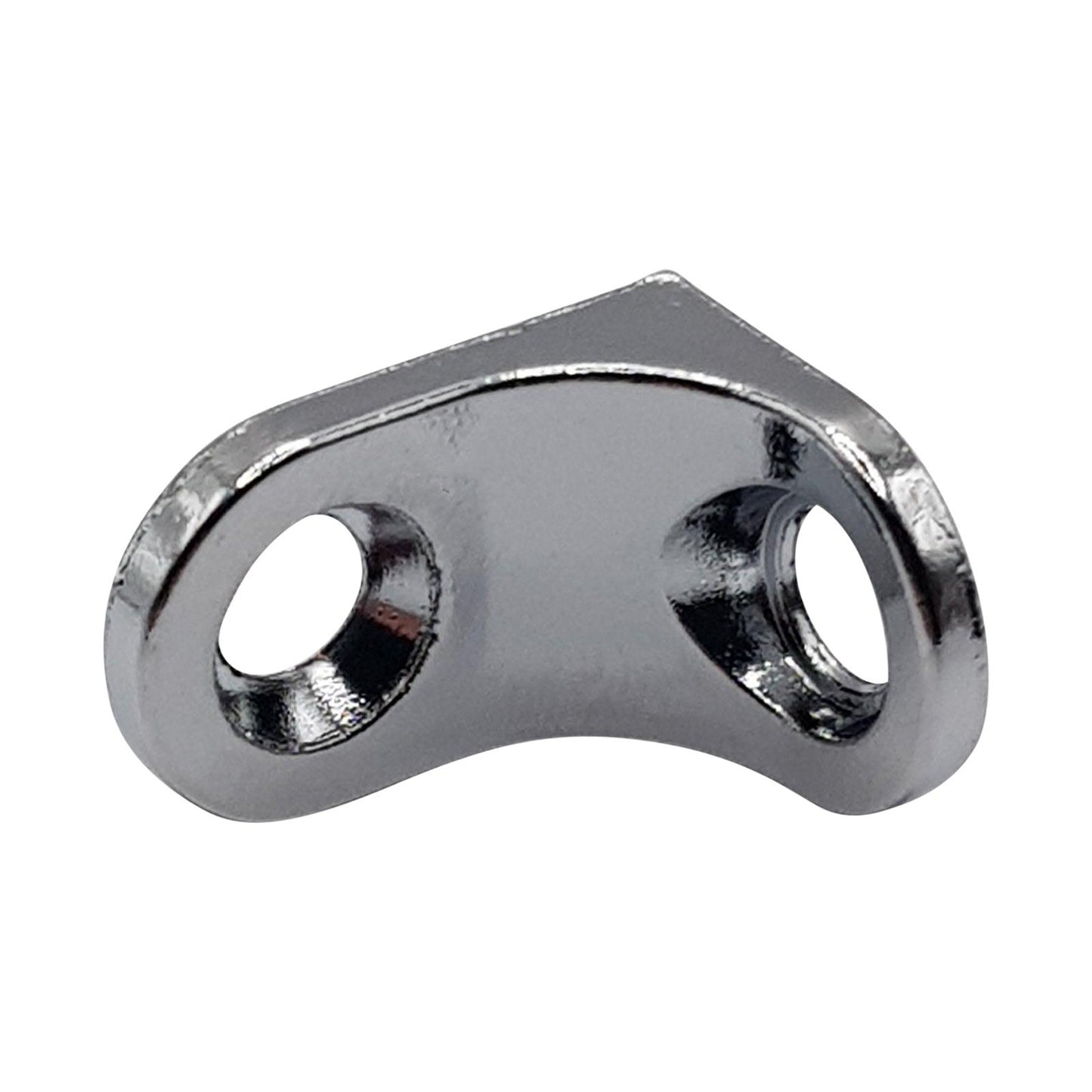 M4TEC Chrome & Brass Heavy Duty Steel Shelf Brackets