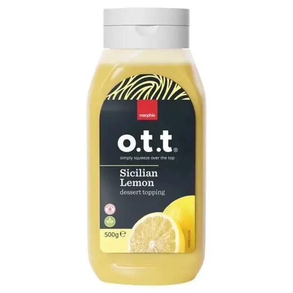 Macphie o.t.t® Sicilian Lemon dessert topping 500g