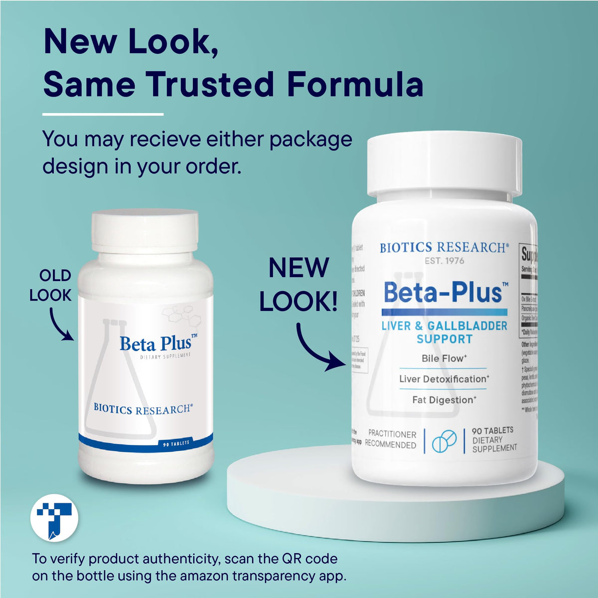 Biotics Beta-Plus Ox Bile Salts & Digestive Enzymes - 90 Tabs | Bile Production, No Gallbladder Support, Liver & Fat Digestion