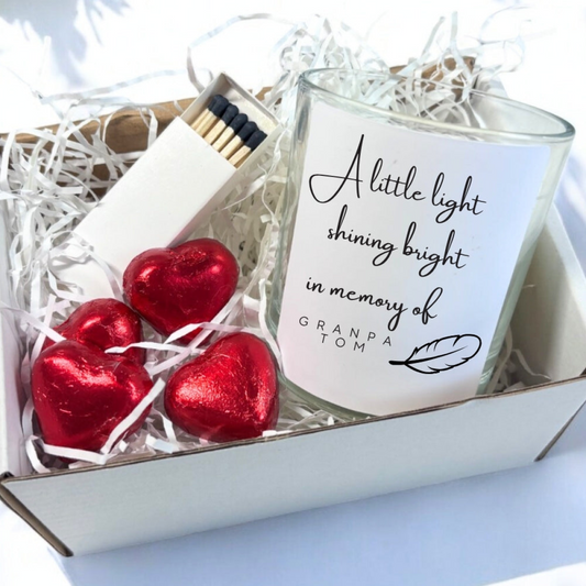 Memorial Candle Gift Set | In Memory of Mum, Dad, Gran, Grandad