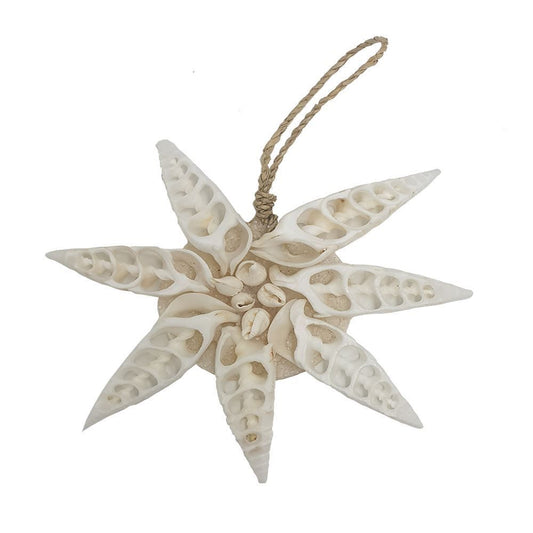 Handmade Seashell Hanging Ornament, Design #01