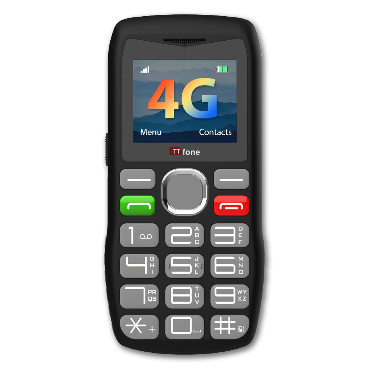 TTfone TT890 4G Senior Phone  Easy to Use Big Button Mobile Phone with Emergency Assistance Button, USB-C Charging, Bluetooth, Camera  Unlocked with Three Sim Card