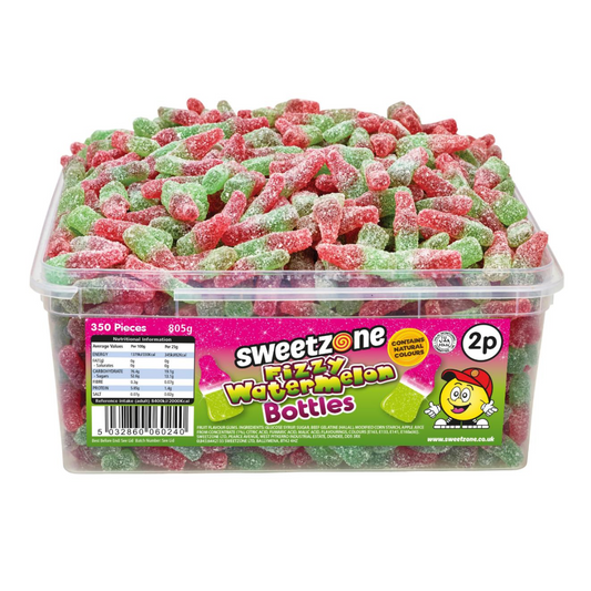 Fizzy Watermelon Bottles 805g Tub