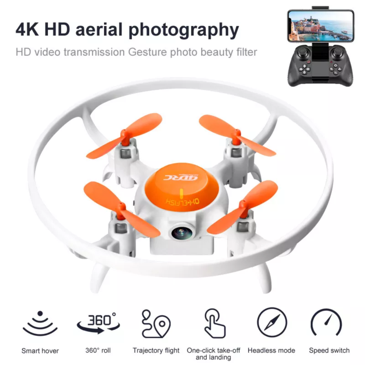 4DRC V5 Kids and Beginners Mini RC Drone V5 RC Quadcopter