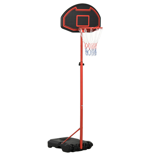 200-250cm Adjustable Basketball Hoop Backboard w/ Wheels For Kids HOMCOM