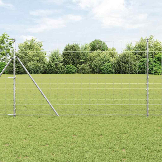 vidaXL Field Fence 1.4x25 m Galvanised Steel