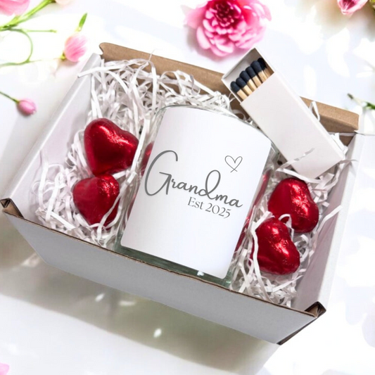 Grandma Est. 2025 Candle Gift Set |