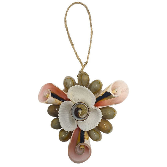Handmade Seashell Hanging Ornament, Design #09