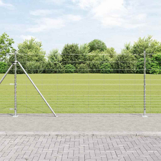 vidaXL Field Fence 1.2x50 m Galvanised Steel