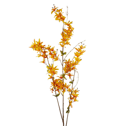 130cm Yellow Blossom Floral Spray Artificial