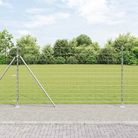 vidaXL Field Fence 1.4x25 m Galvanised Steel