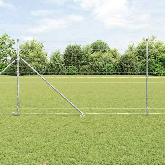 vidaXL Field Fence 1.4x25 m Galvanised Steel