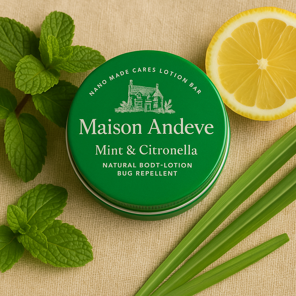 Mint & Citronella Natural Bug-Repellent Lotion Bar