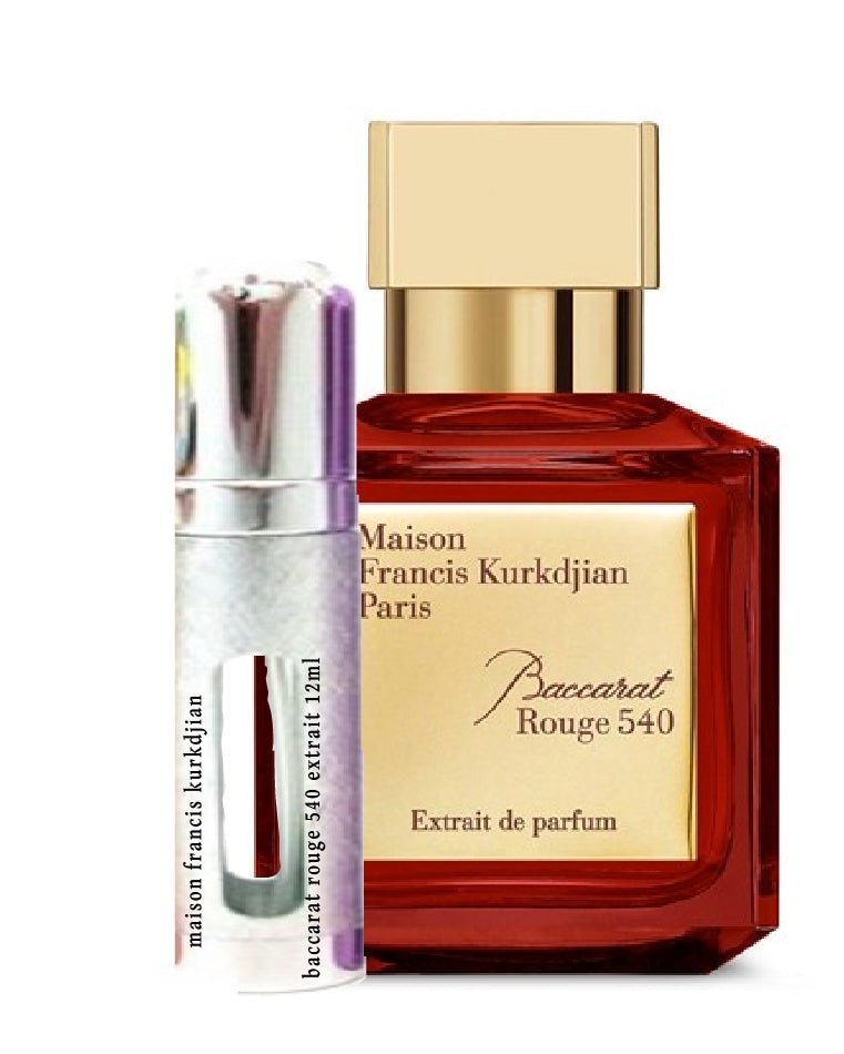 MAISON FRANCIS KURKDJIAN Baccarat Rouge 540 extrait samples Extrait de Parfum