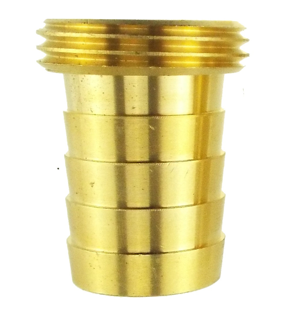 Brass Adaptor 3/4in BSPM - 19mm Pipe and Water Fitting Garden Water Connector