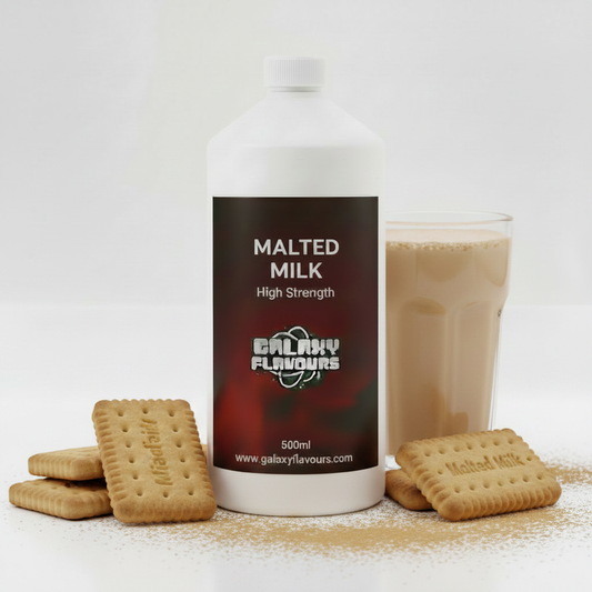Malted Milk Food Flavouring - Professional High Strength - 500ml
