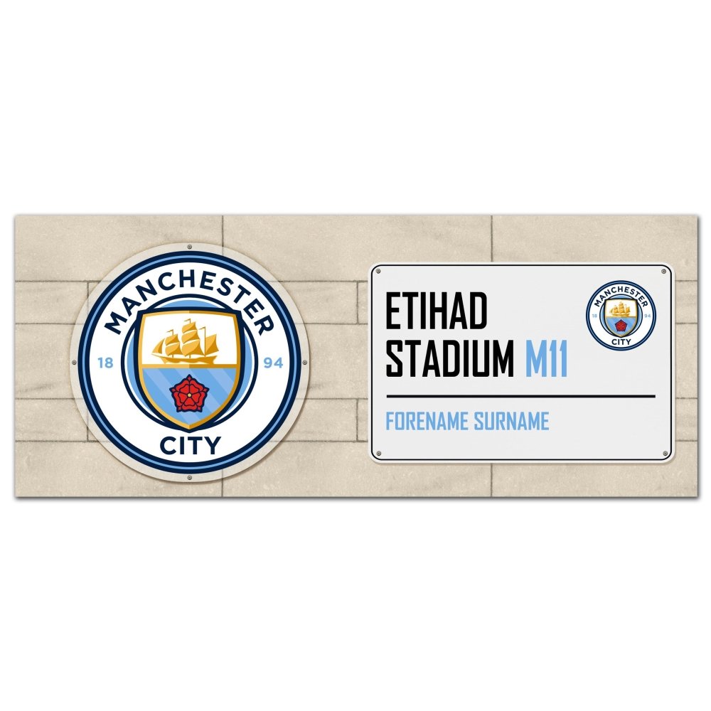 Manchester City FC Street Sign Mug