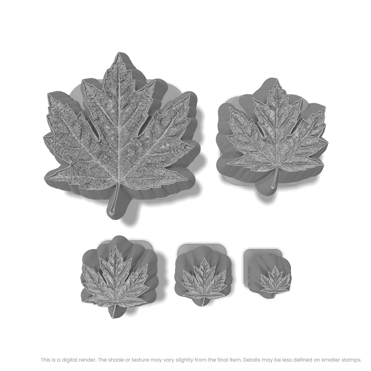 Maple Leaf Stamps - Photo Textured