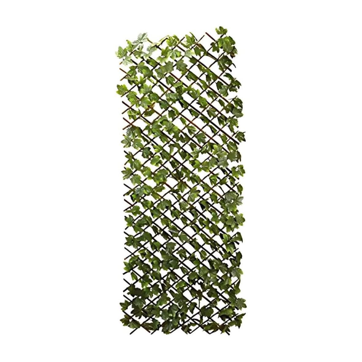 180 x 90cm Artificial Maple Leaf Expandable Willow Trellis