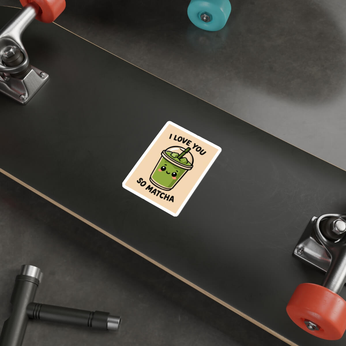 I Love You So Matcha Sticker