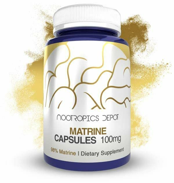 Matrine Capsules | 100mg | 98% | Sophora flavescens Extract | 60 ct