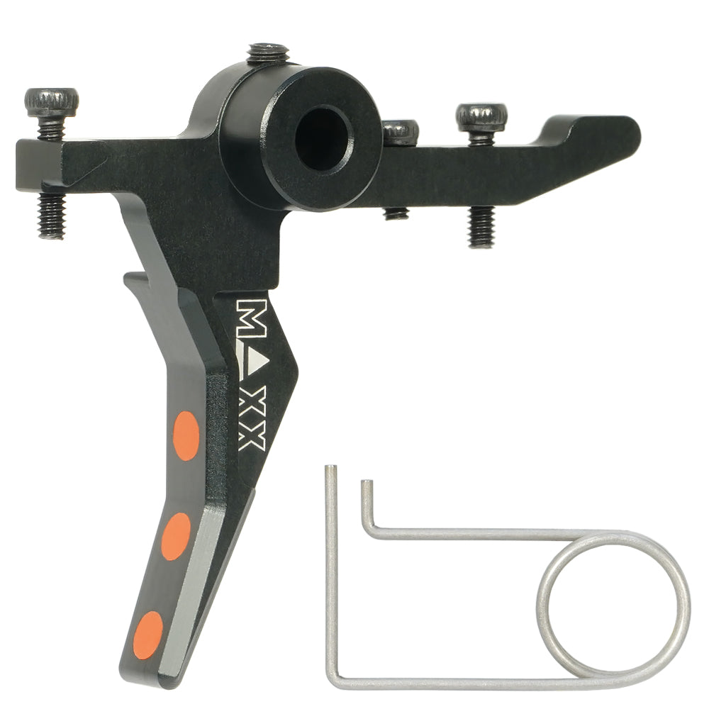 Maxx CNC Aluminum Advanced Speed Trigger (Style B) (Black) For MTW