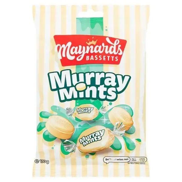 Maynards Bassetts Murray Mints Sweets Bag 193g (Case of 12)