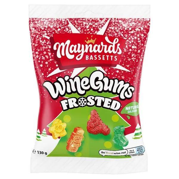 Maynards Bassetts Wine Gums Frosted 130g (Case of 12)