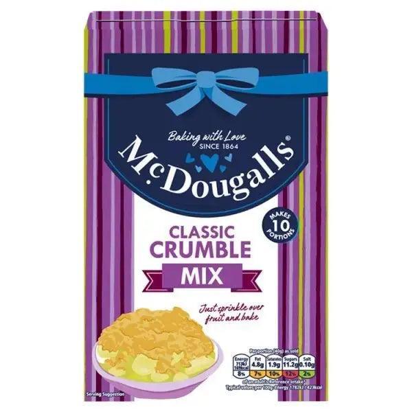 McDougalls Classic Crumble Mix 400g (Case of 5)
