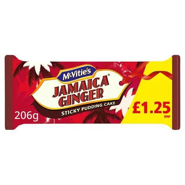 McVitie's Jamaica Ginger Sticky Pudding Cake (Case of 8)