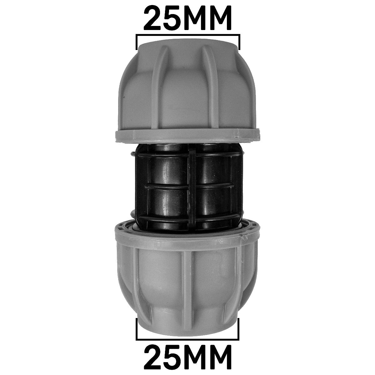 MDPE Straight Joiner 25mm Drip Irrigation Fitting Pipe and Water Fitting