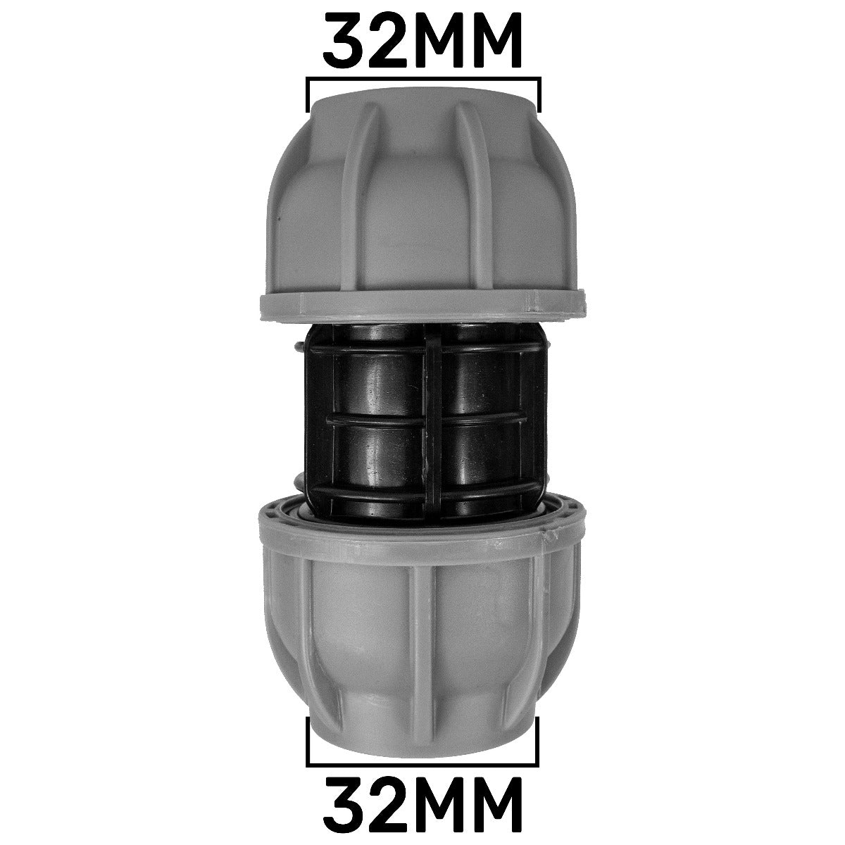 MDPE Straight Joiner 32mm Drip Irrigation Fitting Pipe and Water Fitting