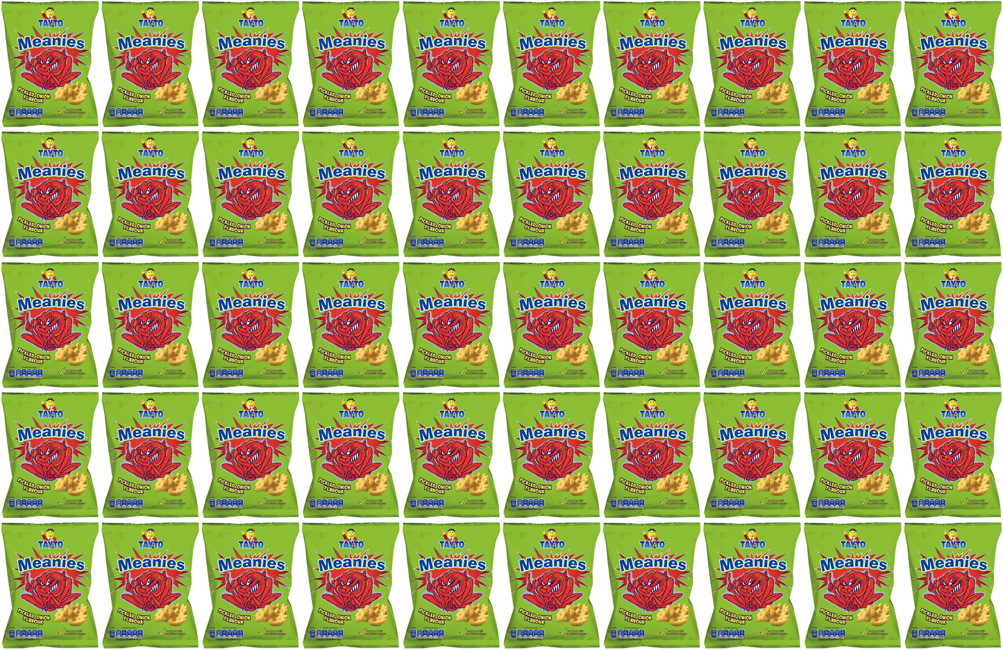 50 x Tayto Mega Meanies Pickled Onion Flavour 35G