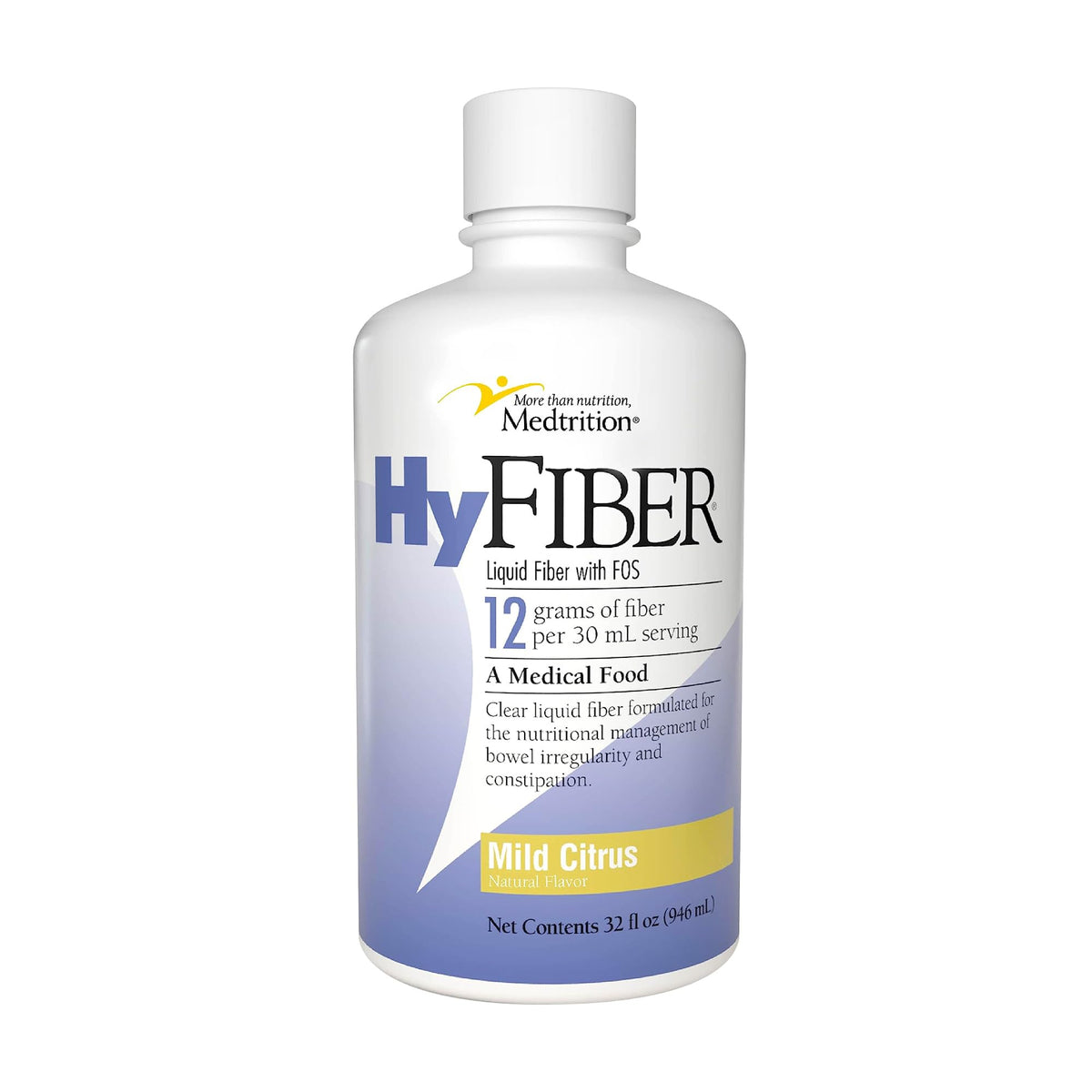 Medtrition HyFiber Daily Liquid Fiber – Regularity & Soft Stools (32 oz)