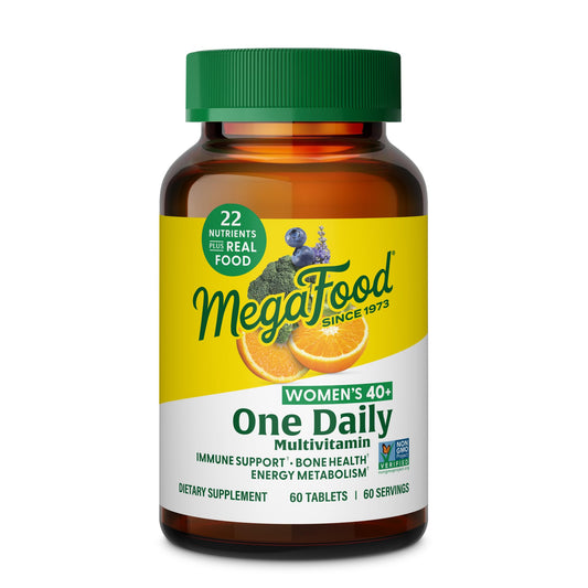 MegaFood Women 40+ Multivitamin | One Daily, Vegetarian, Methylated B12 & Folate