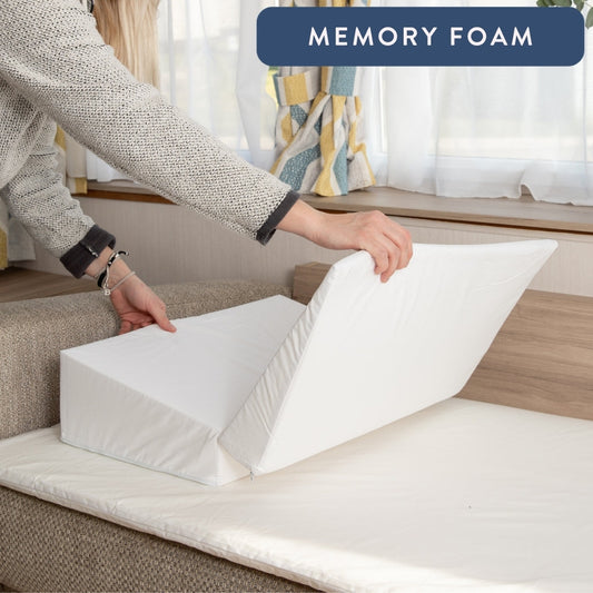Memory-Foam Travel Bed Foam Wedge