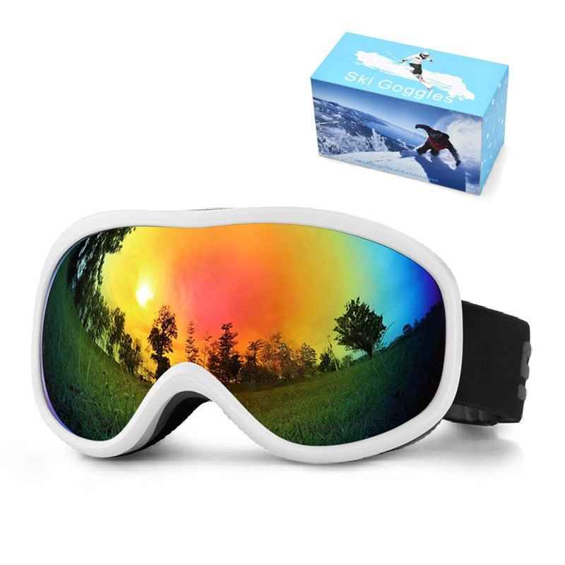Men's & Women's Outdoor Ski Goggles with Anti-Fog, Windproof & Double Layer Protection