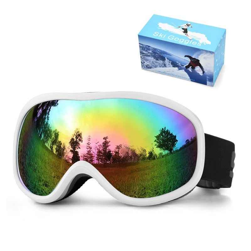 Men's & Women's Outdoor Ski Goggles with Anti-Fog, Windproof & Double Layer Protection
