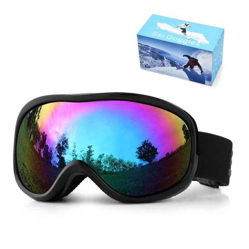 Men's & Women's Outdoor Ski Goggles with Anti-Fog, Windproof & Double Layer Protection