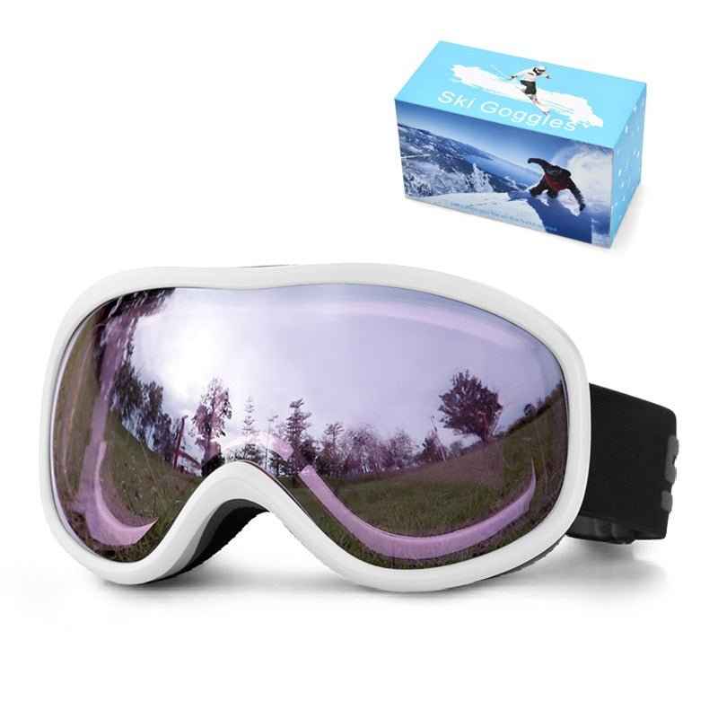 Men's & Women's Outdoor Ski Goggles with Anti-Fog, Windproof & Double Layer Protection