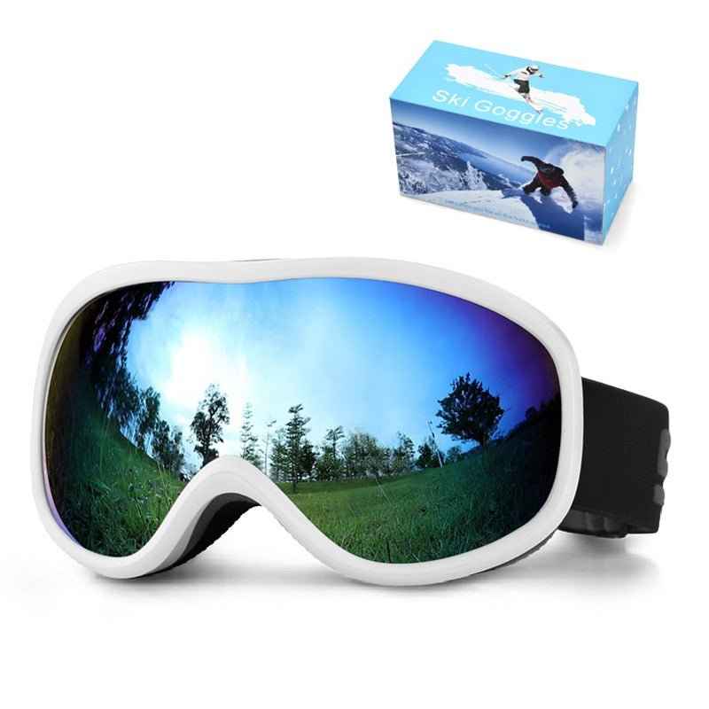 Men's & Women's Outdoor Ski Goggles with Anti-Fog, Windproof & Double Layer Protection