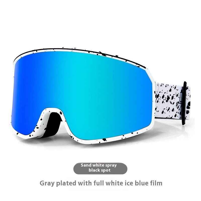Men's & Women's Outdoor Ski Goggles with Anti-Fog, Windproof & Double Layer Protection