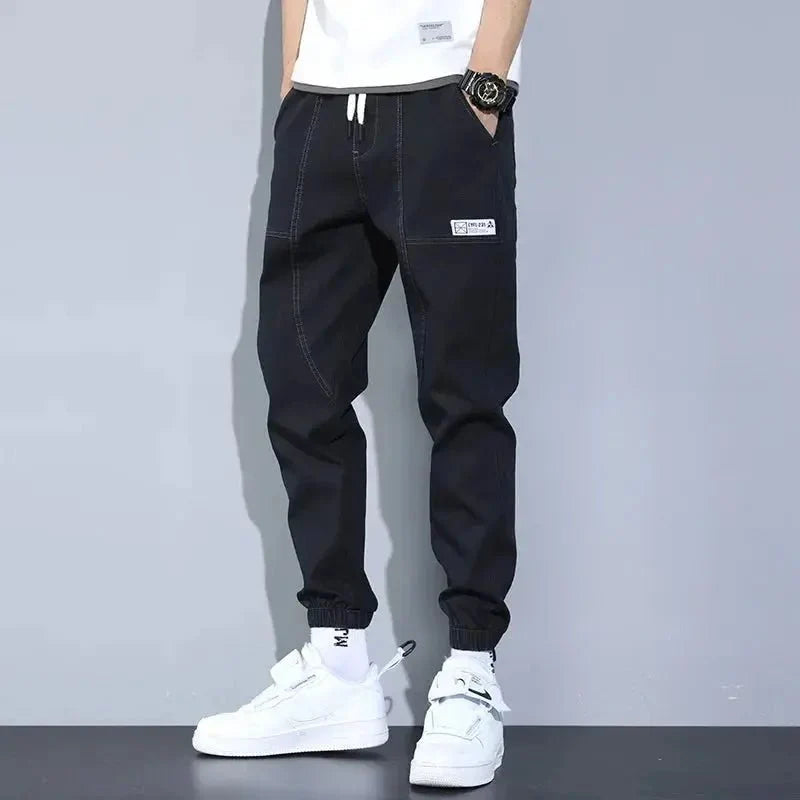 Men's Loose-Fit Jeans – Casual Trendy Harem Pants