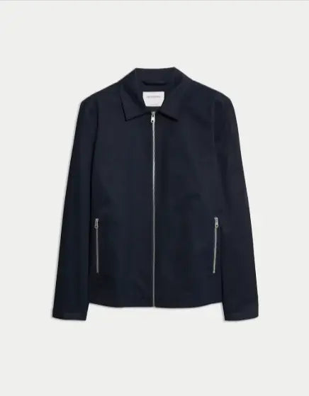 Mens Pure Cotton Harrington Jacket