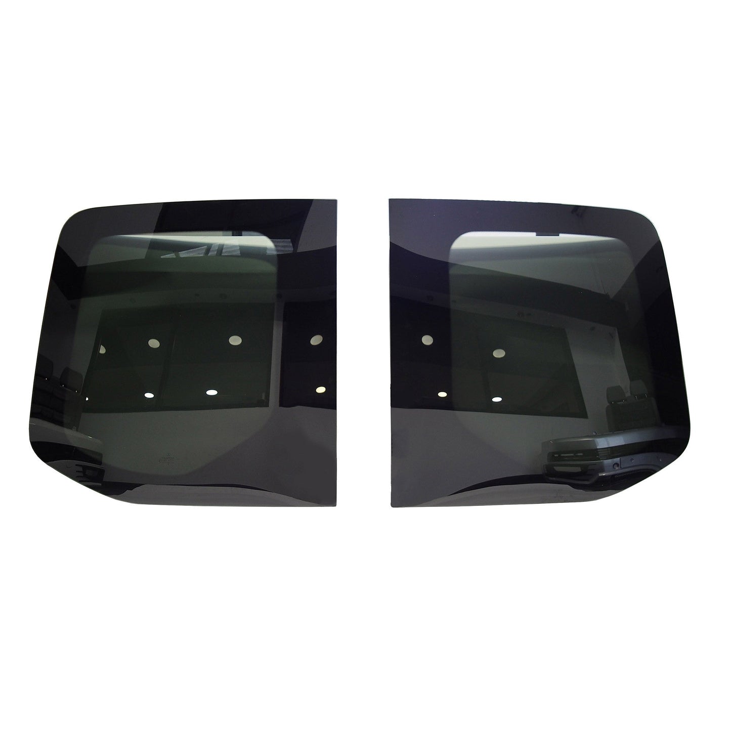 For Mercedes Sprinter Barn Door Window Glass Set – Limo Tinted Double Rear Door Windows | Van-X